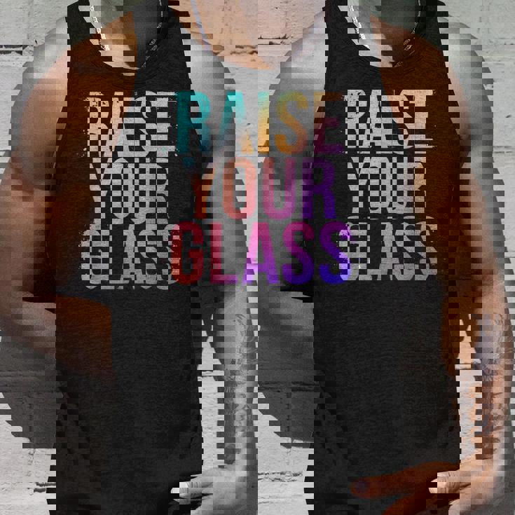 Raise Your Glass Pink Cheers Party タンクトップ 彼への贈り物