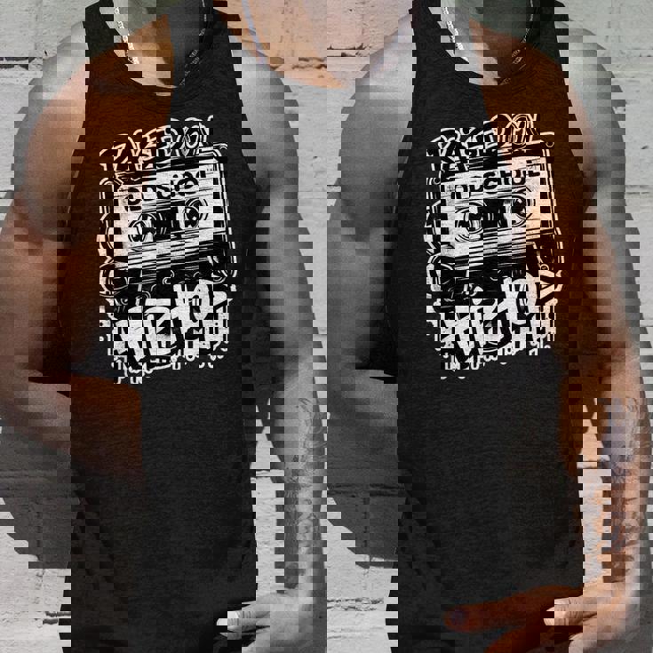 Raised On Oldchool Hip Hop レトロ ラップ カセット 80 90 タンクトップ 彼への贈り物