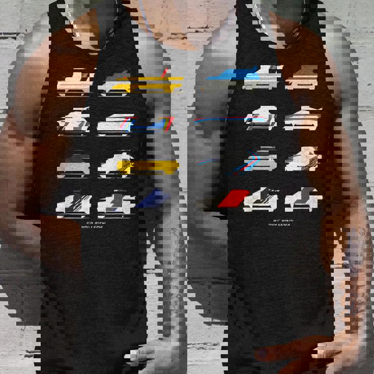 Rally Legends Group B クラシック ラリーカー デザイン タンクトップ 彼への贈り物