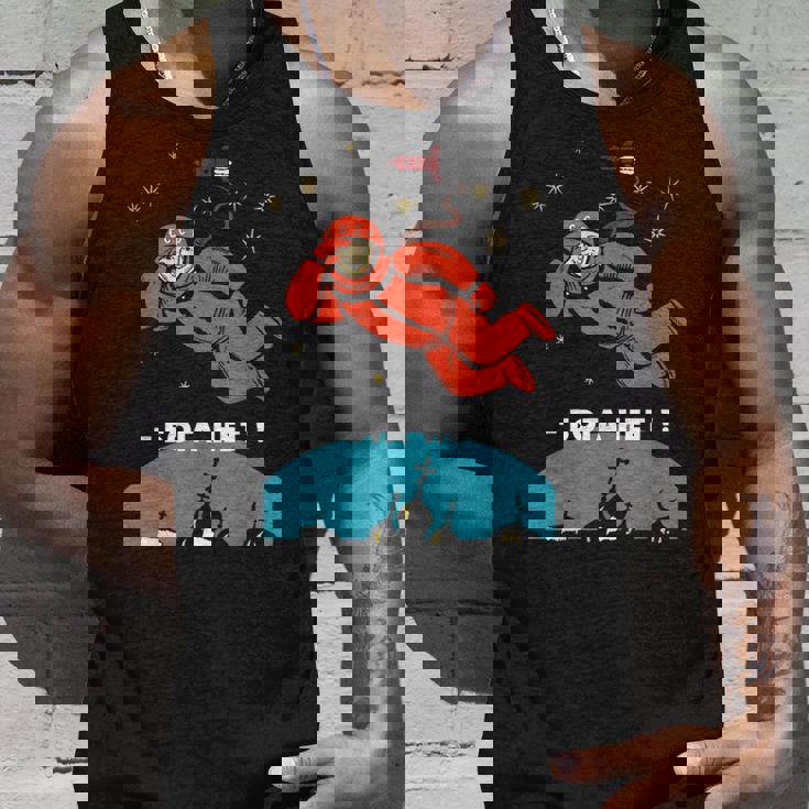 There's No God レトロ 無神論者 ユーリ ガガーリン スペース タンクトップ 彼への贈り物