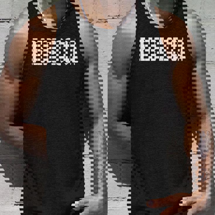 Rebecca アイデア ファーストネーム レベッカ タンクトップ 彼への贈り物