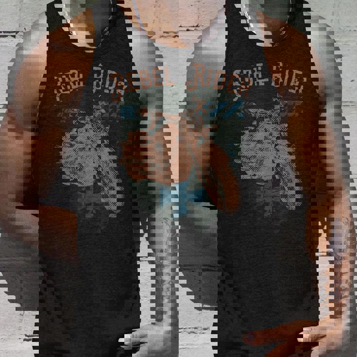 Rebel Rider オートバイ ビンテージ ロッカー バイカー タンクトップ 彼への贈り物