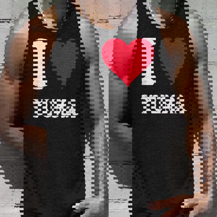 Red Heart I Love Yuma タンクトップ 彼への贈り物