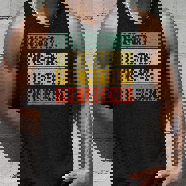 Renato The Man The Myth The Legendおかしな名言 タンクトップ 彼への贈り物