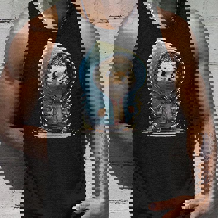 Retro Hedgehog レトロハリネズミ タンクトップ 彼への贈り物