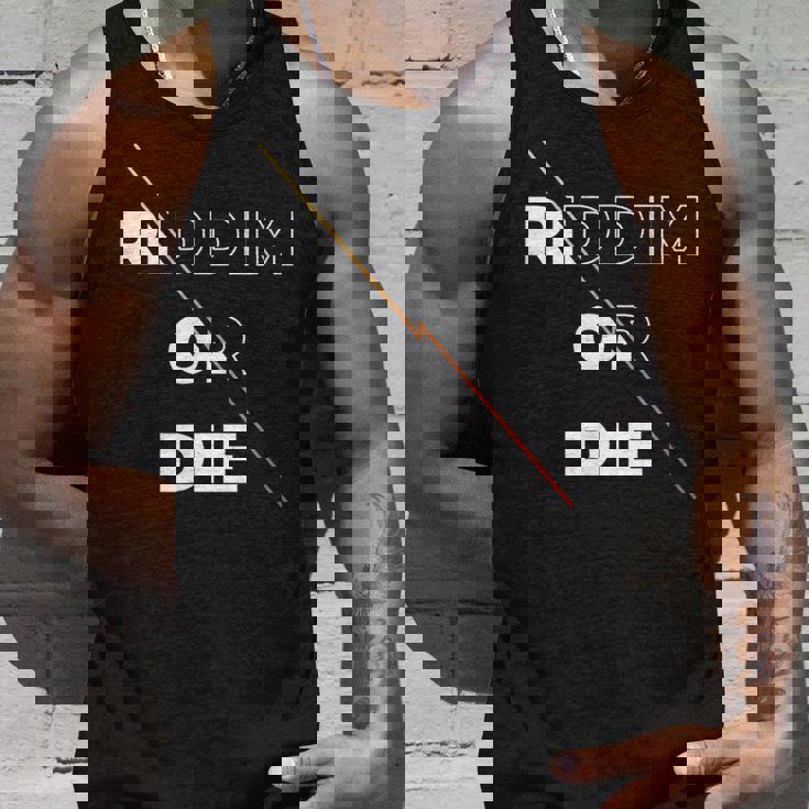 Riddim Or Die ダブステップギフト タンクトップ 彼への贈り物