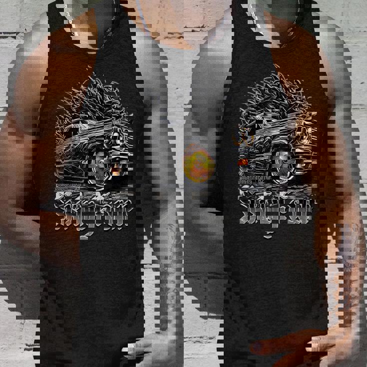 Riding In My 64 クラシック ローライダー シャツ チカーノ アート ローライダー タンクトップ 彼への贈り物