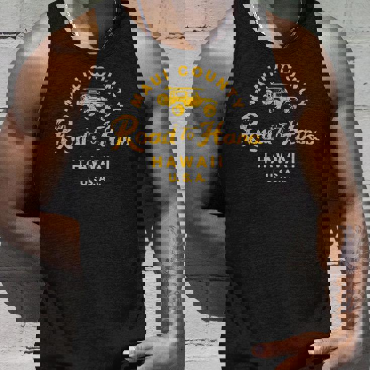 Road To Hana Maui ハワイ ヴィンテージ ハワイアン タンクトップ 彼への贈り物