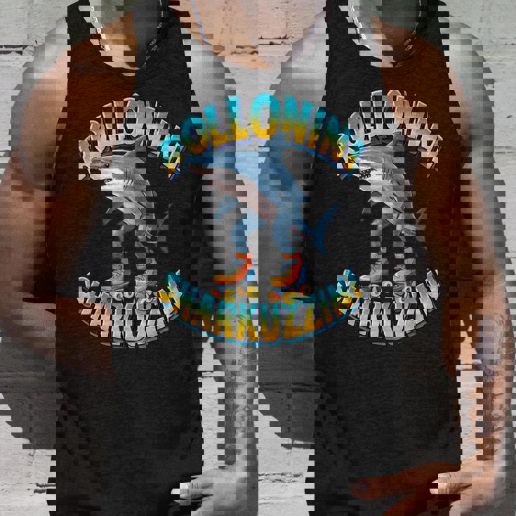 Rolloliniharkuzzini ミームローラーシャーク イタリアンブレインレッド タンクトップ 彼への贈り物