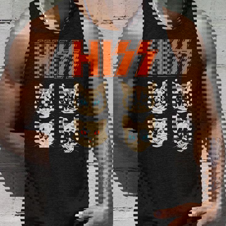 Hiss Cats ネコ Kittens ロックバンド Rock Rockin タンクトップ 彼への贈り物