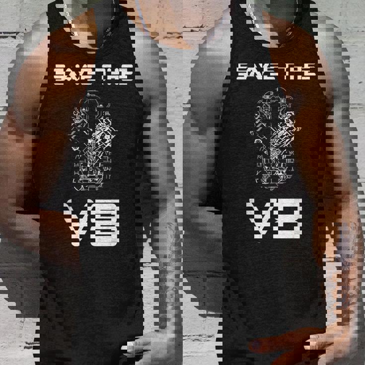 Save The8 カスタムカー マッスルカー クラシックカー オーナーメカニック タンクトップ 彼への贈り物