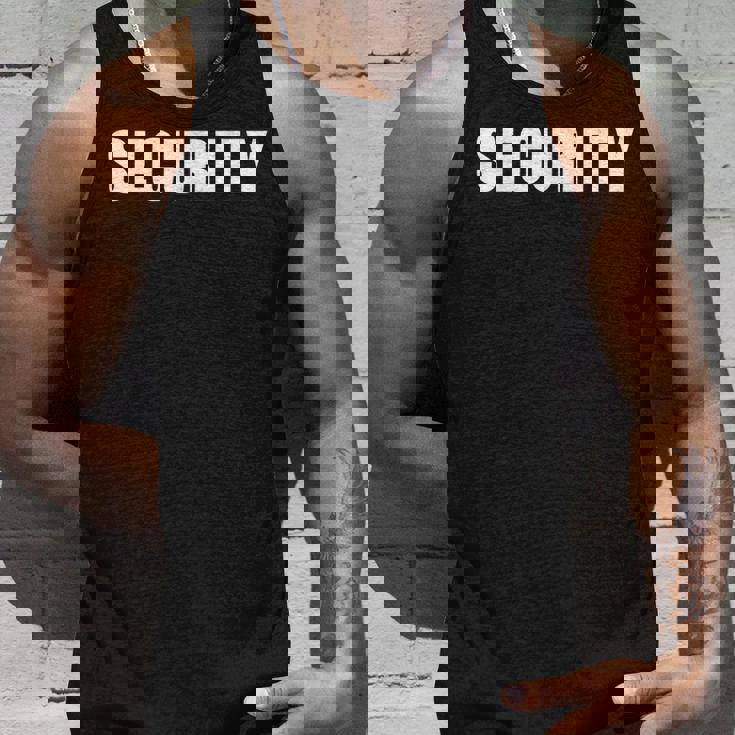 Security Officer イベント安全スタッフユニフォーム フロントバックプリント タンクトップ 彼への贈り物