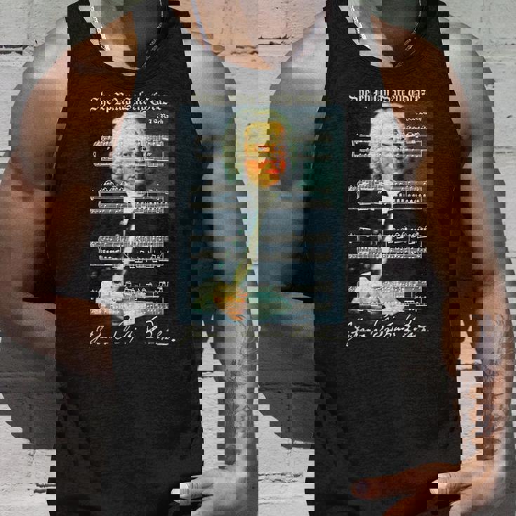 Sheep Mayafely Graze JS Bach Portrait &Ignature Music タンクトップ 彼への贈り物