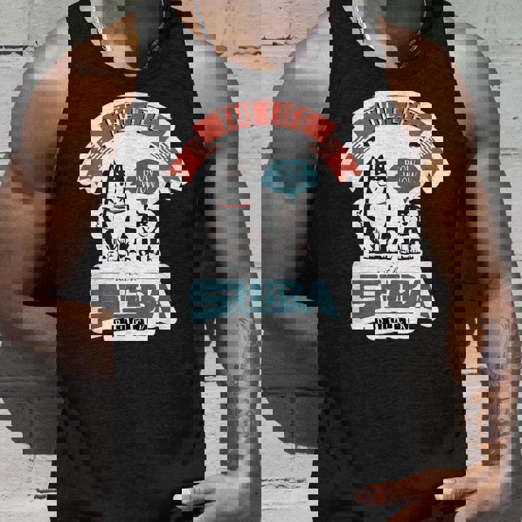 Shiba Dog かわいい柴犬 黒柴 タンクトップ 彼への贈り物