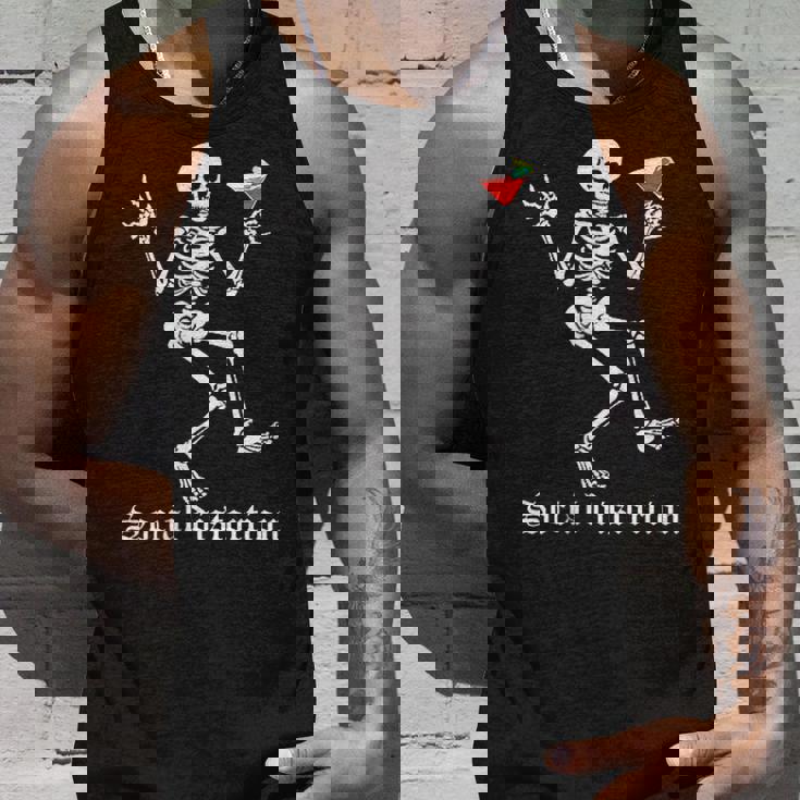 Social Distortions スケルトン ドリンクパーティー ミニマリスト タンクトップ 彼への贈り物