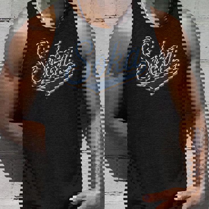 Soka Japan ジャプネーズ ヴィンテージ メンズ レディース タンクトップ 彼への贈り物