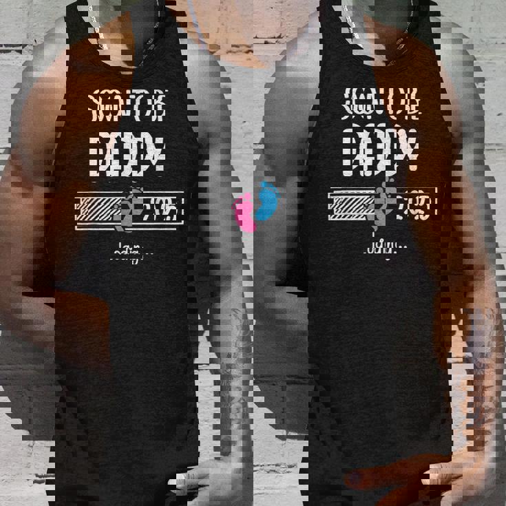Soon To Be Daddy 2025 Loading Father First Time Dad Est 2025 タンクトップ 彼への贈り物