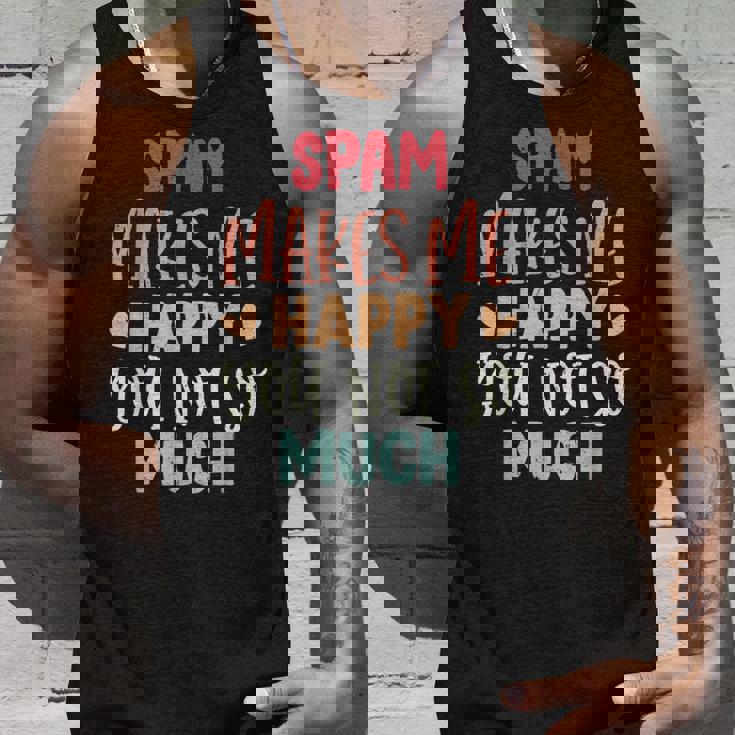 Spam Make Me Happy You Noto Much pam タンクトップ 彼への贈り物