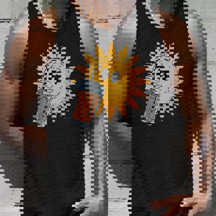 Sunshine Drink アイスコーヒー 楽しい タンクトップ 彼への贈り物