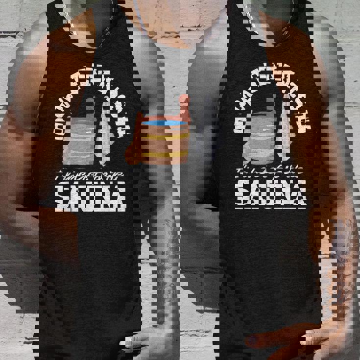 Suomi サウナ 0 フィンランド語 I'm Here For Theauna タンクトップ 彼への贈り物