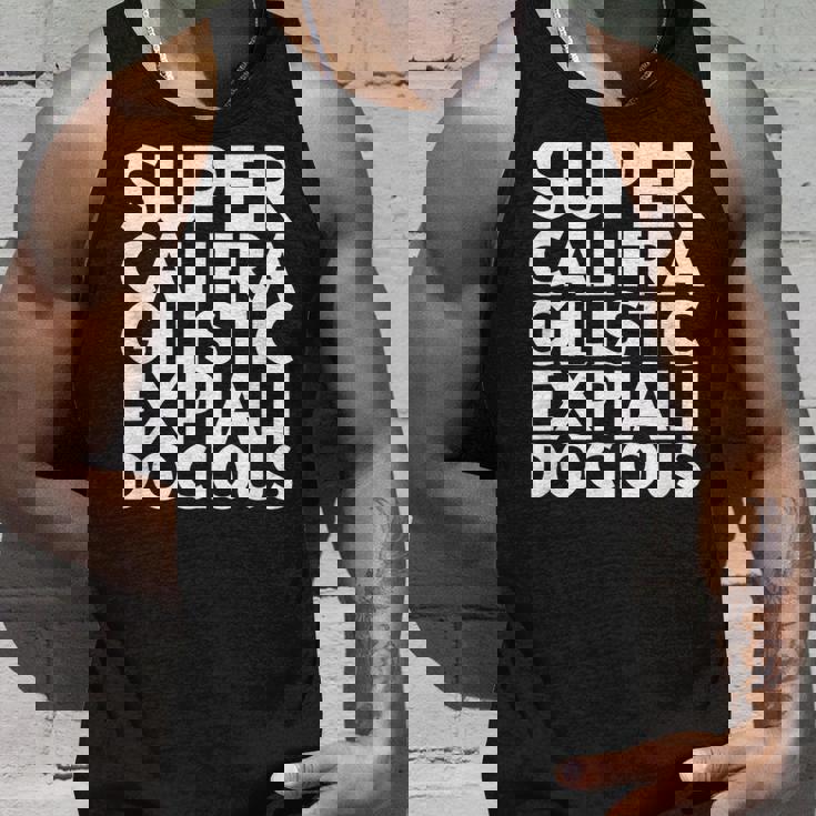 Supercalifragilisticexpiallegetic タンクトップ 彼への贈り物