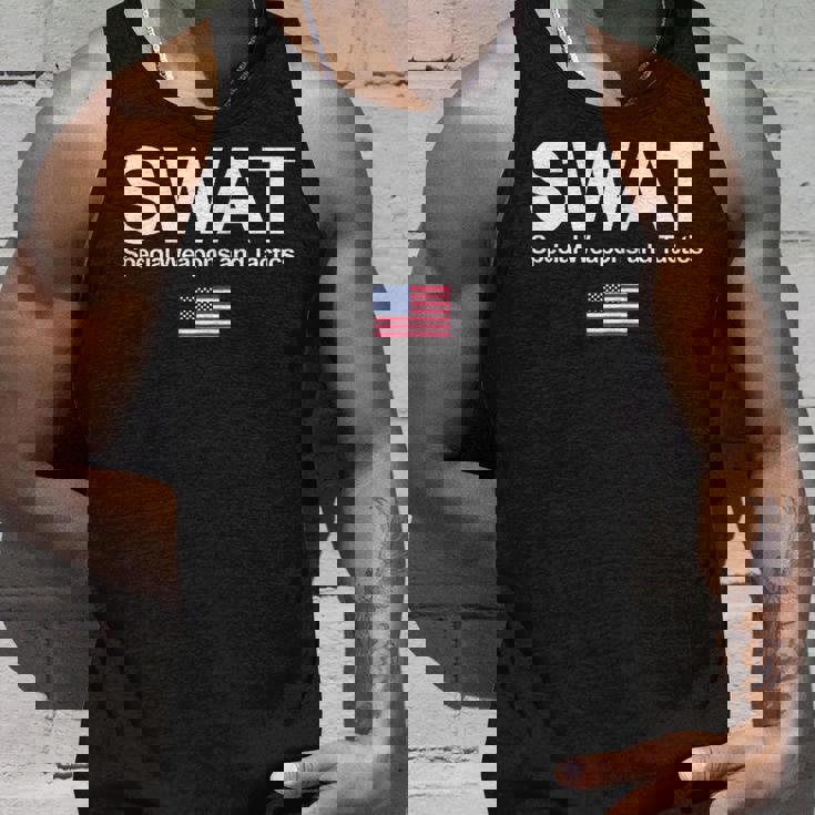 Swat シャツ Unitedpecial Police Usa フラッグ 胸ロゴ タンクトップ 彼への贈り物