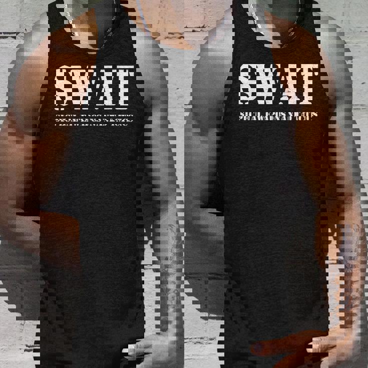 Swat チーム ヴィンテージ ポリス ユニフォーム タンクトップ 彼への贈り物