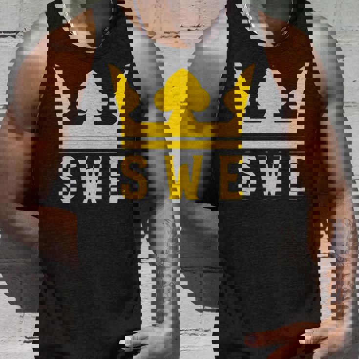 Swe With A Royal Crown スウェーデン タンクトップ 彼への贈り物