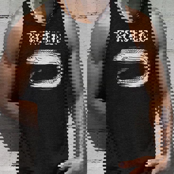 Tachiuo 太刀魚 タチウオ 魚好き 願掛け 釣り好き 海釣り 趣味 おもしろ 寿司ネタ 趣味釣り 船釣り 釣り タンクトップ 彼への贈り物