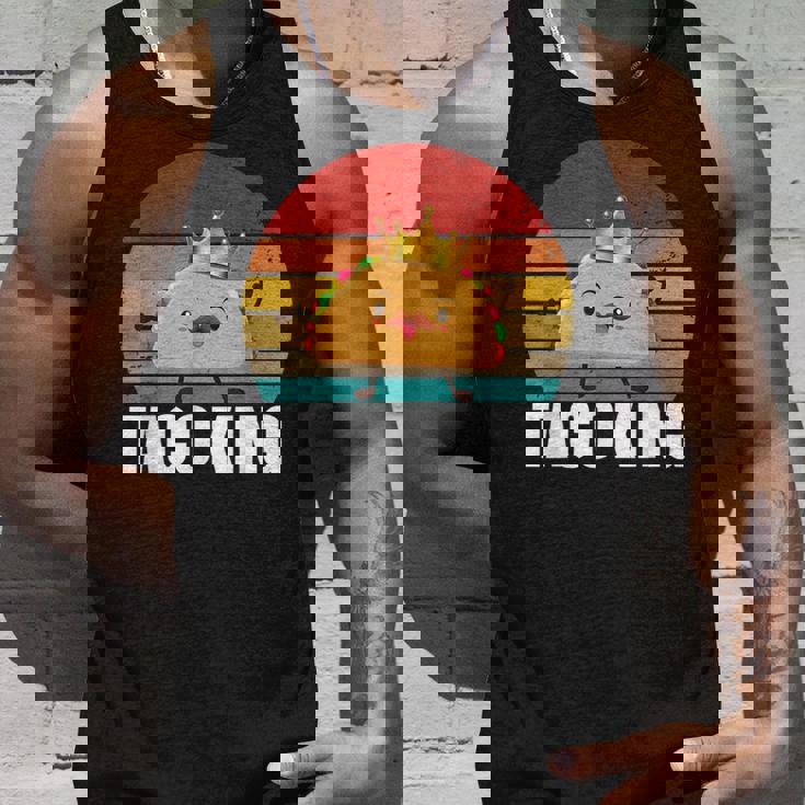 Taco King For Tacos Lover メキシカンタコス ファニー タコス サンセット タンクトップ 彼への贈り物