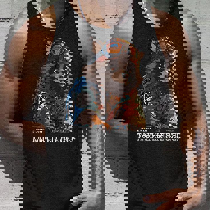 Tanuki Elite Forces No1 タヌキ精鋭部隊 漢字 動物 かわいい狸 たぬき おもしろ アニマル タンクトップ 彼への贈り物