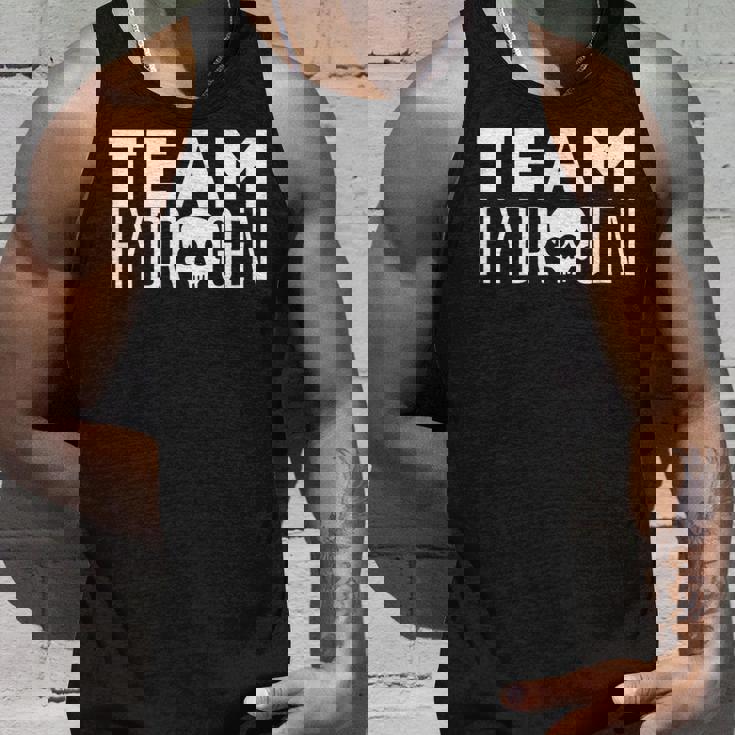 Team Hydrogenymbol H 燃料セル ハイブリッドカー クリーンエネルギー タンクトップ 彼への贈り物