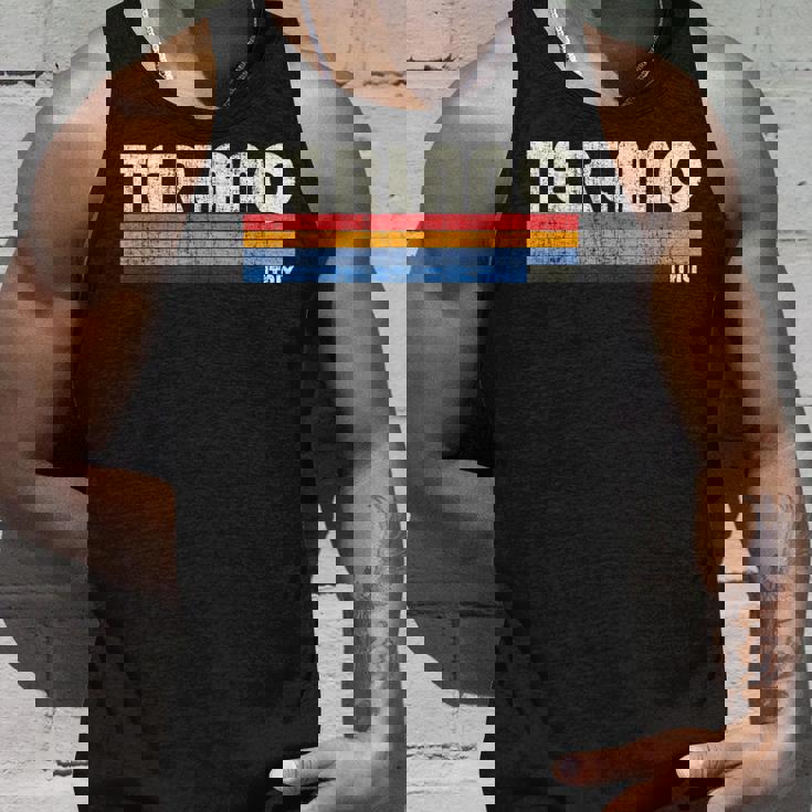 Terlano、イタリア レトロ 70年代80年代スタイル タンクトップ 彼への贈り物