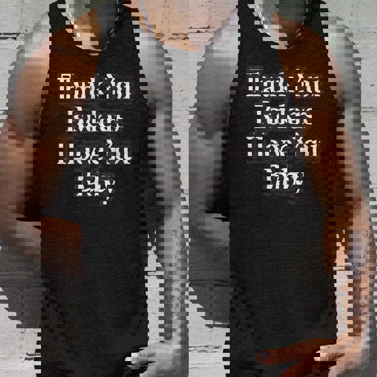Thank You Rockers I Love You Baby タンクトップ 彼への贈り物