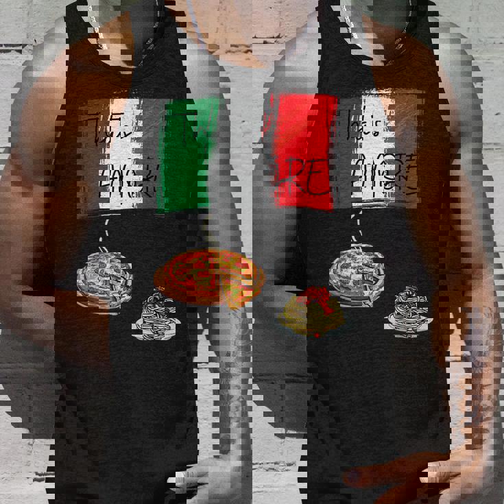 That's Amore ピザ パスタ好き イタリア料理 イタリア国旗 タンクトップ 彼への贈り物