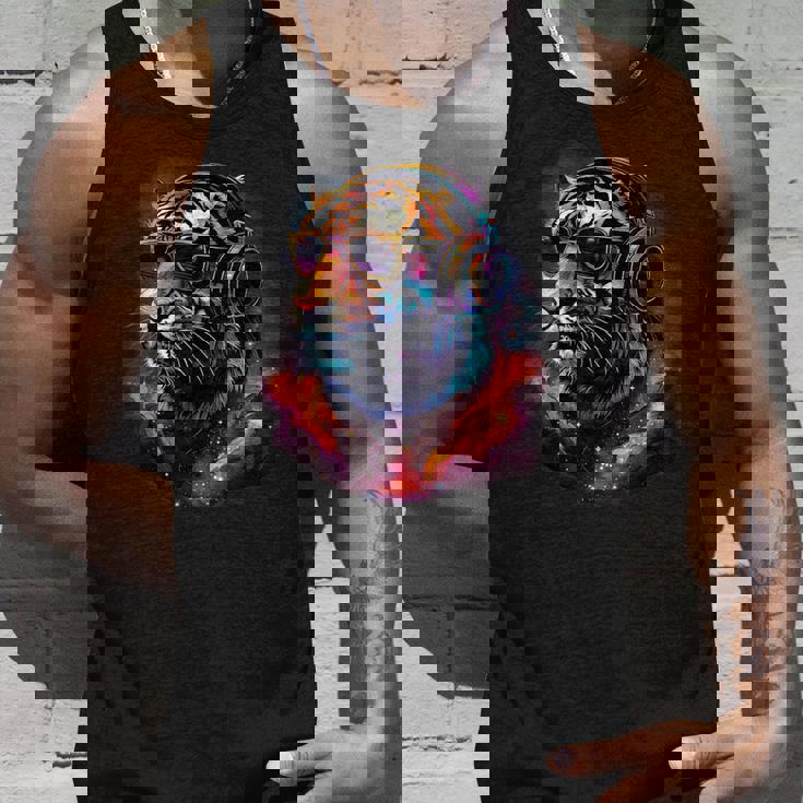 Tiger Dj テクノ Edm ミュージックヘッドフォン アートワーク ビートメーカー タンクトップ 彼への贈り物