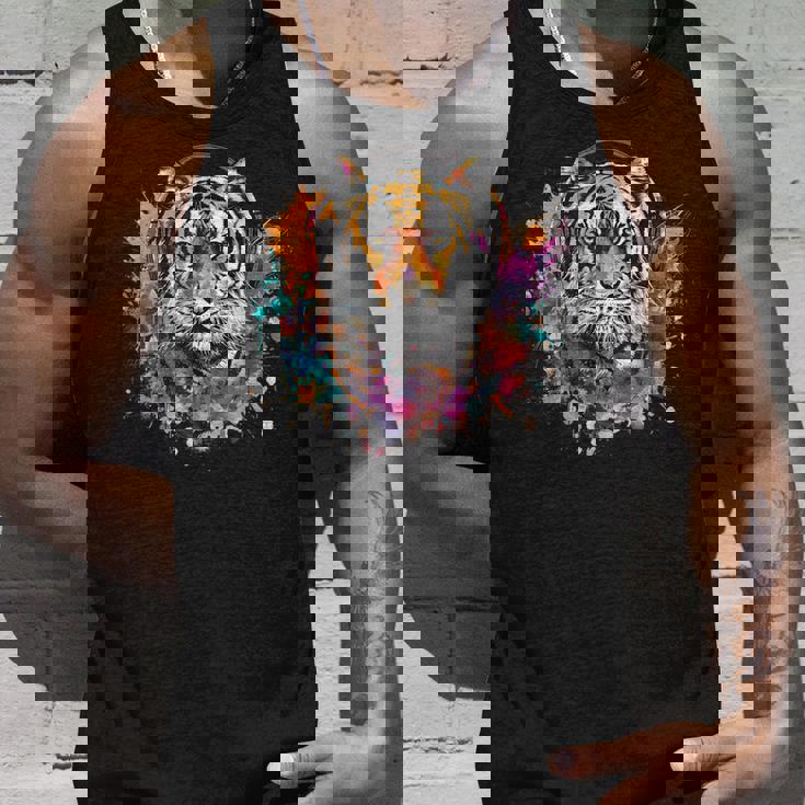 Tiger Dj テクノ アートワーク Edmミュージックヘッドフォン ビートメーカー タンクトップ 彼への贈り物