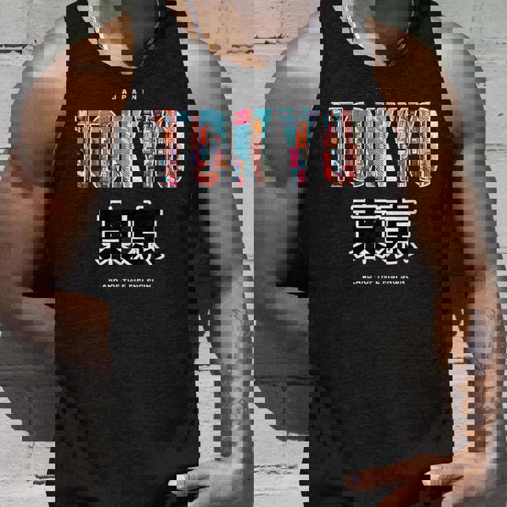Tokyo 朝日の国日本スタイルグラヒック タンクトップ 彼への贈り物