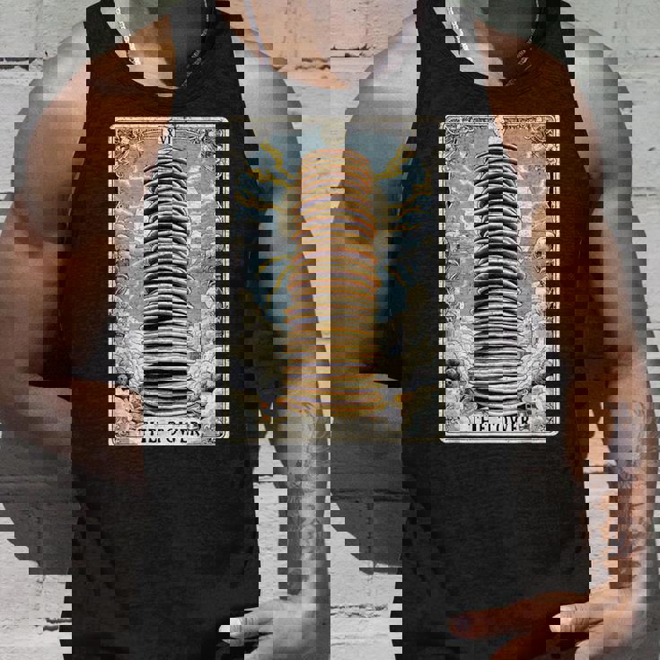 The Tower タロットカード パンケーキタワー 朝食 恋人 パンケーキ タンクトップ 彼への贈り物