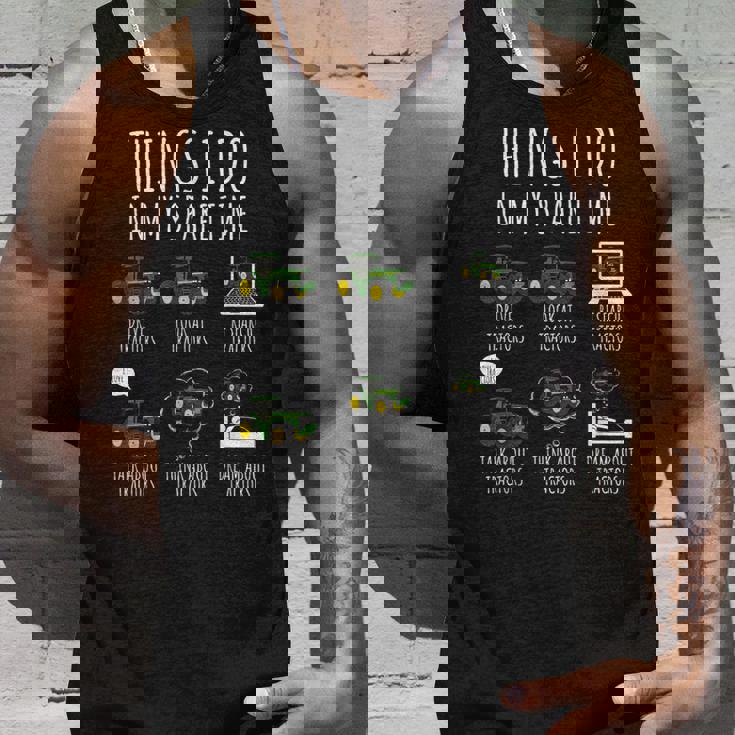 Tractors Things I Do In Mypare Time トラクター ファニー ファーマーズ タンクトップ 彼への贈り物