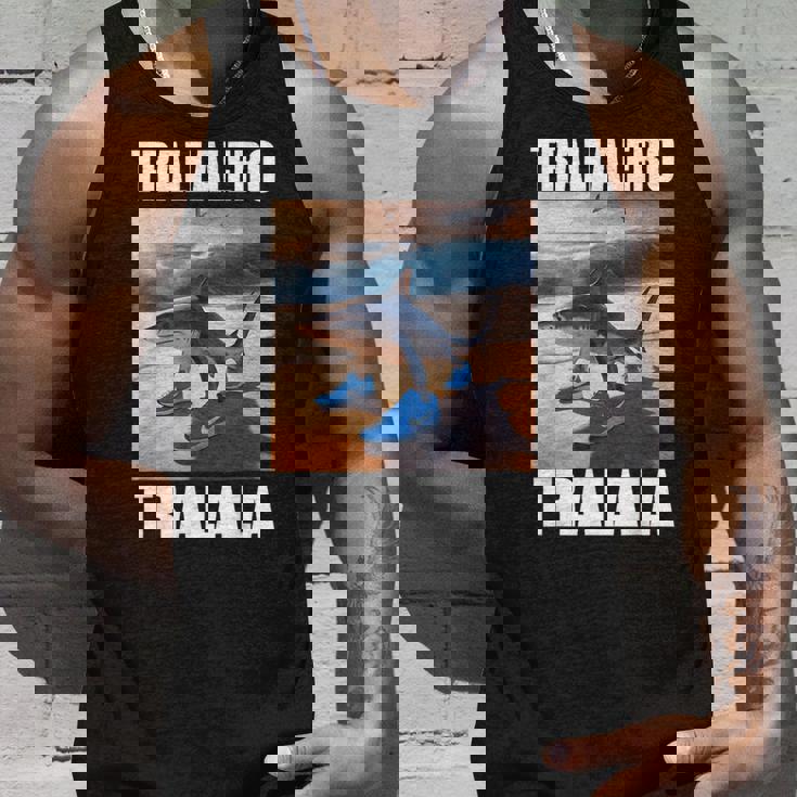 Tralalero Tralala Bootleg Brainrot イタリアン ブレイン ミーム タンクトップ 彼への贈り物