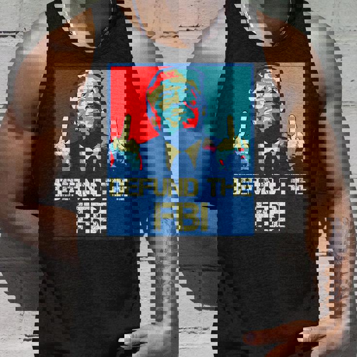 Trump Defund The Fbi ビンテージ プロトランプ 2024 愛国的 タンクトップ 彼への贈り物