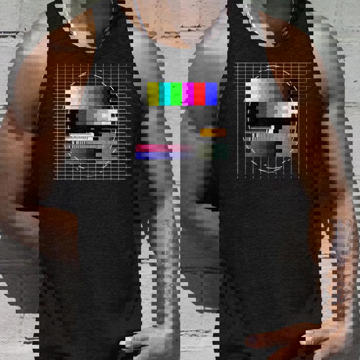 Tvテストパターン カラーバー テストカード スクリーン 懐かしいオタク タンクトップ 彼への贈り物