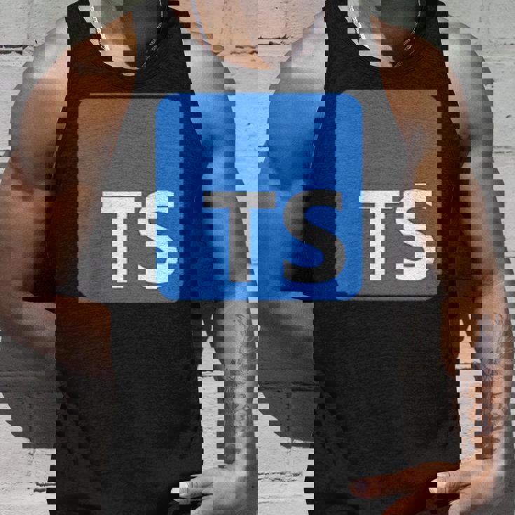 Typescript プログラミングロゴ Tsロゴ プログラマーへのギフトに タンクトップ 彼への贈り物