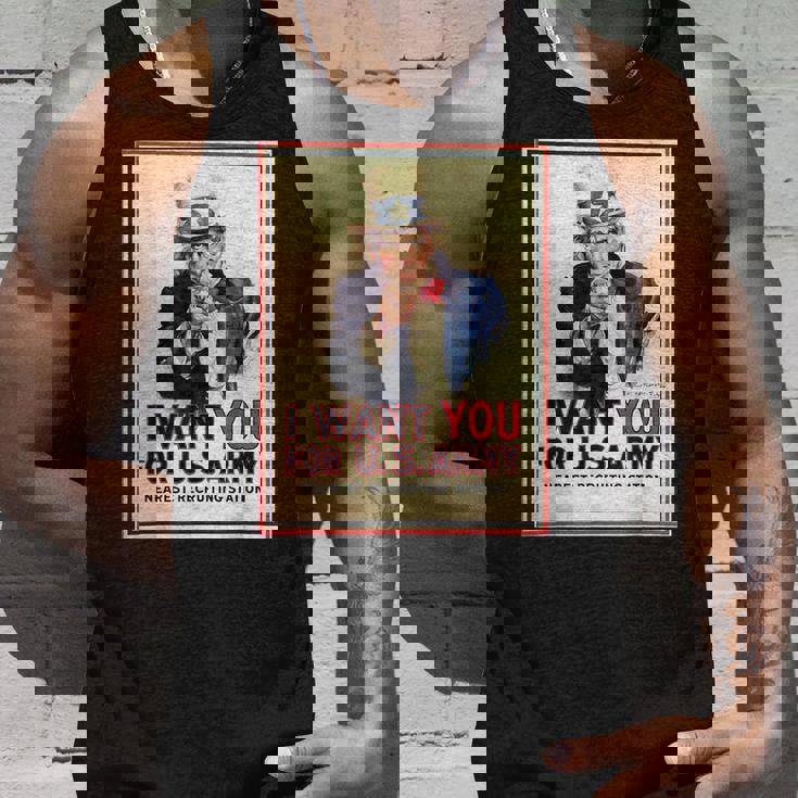 Uncleam I Want You For Us Army ビンテージポスターtシャツ タンクトップ 彼への贈り物