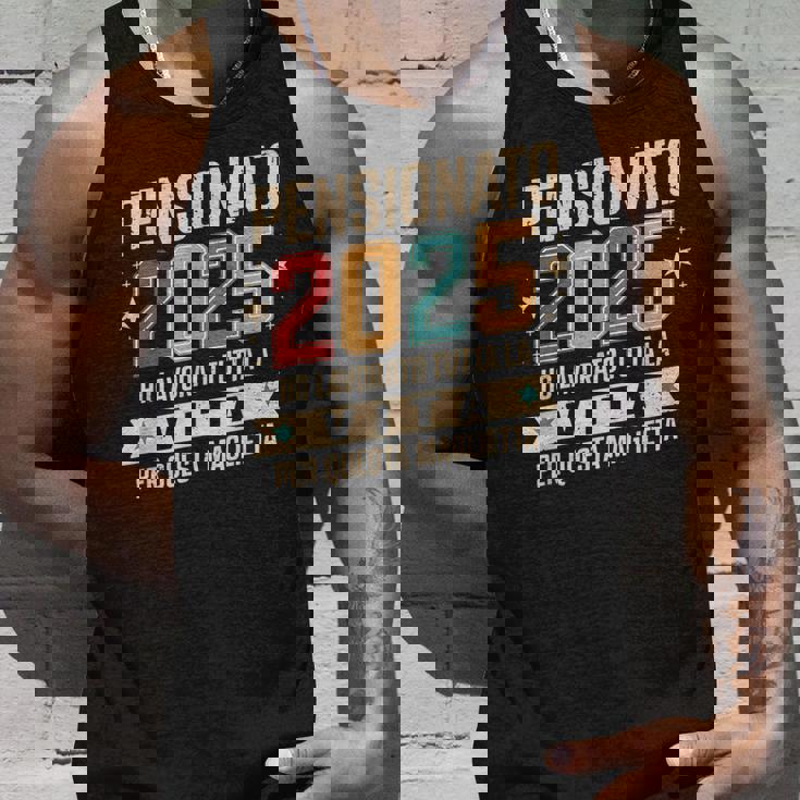 Uomo Pensione Regalo Papà Collega Divertente Pensionato 2025 Canotta Regalos para él