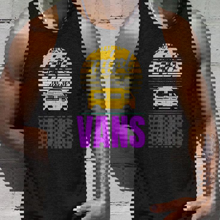 Van Life サンサーファーガールanlife バンを愛する少女 タンクトップ 彼への贈り物