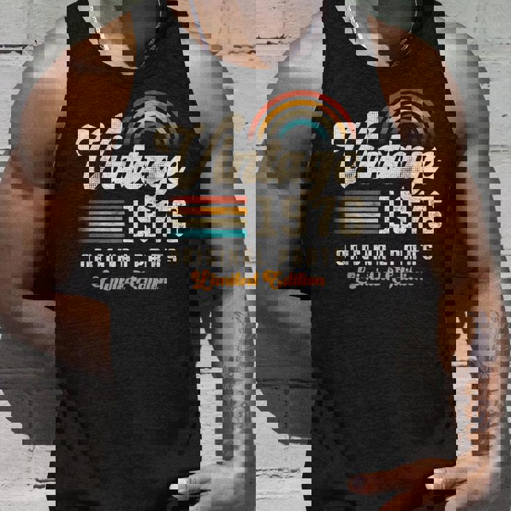 Vintage 1976 オリジナルパーツ 49周年記念 レトロ タンクトップ 彼への贈り物