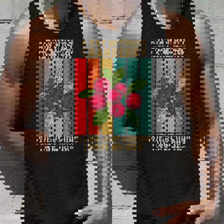 Vintage A Day Without Cranberry I Have No Idea クランベリー タンクトップ 彼への贈り物