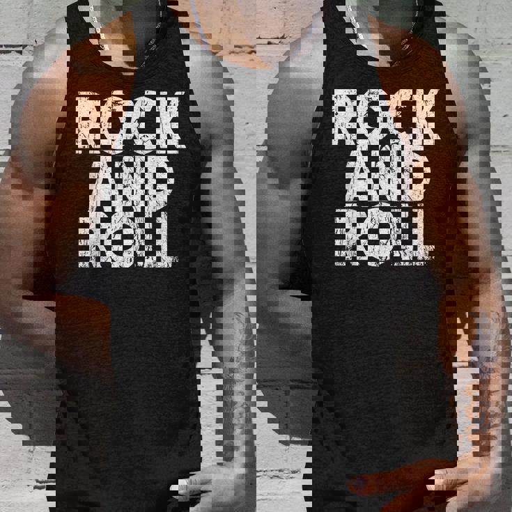 Vintage Grunge Old Rock & Roll Music Rock And Roll タンクトップ 彼への贈り物